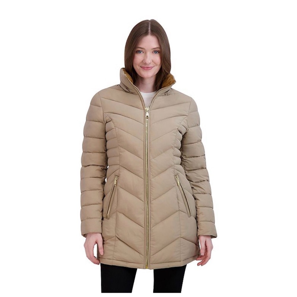 NWT - Women's Halitech Tan Puffer Jacket - Size Small